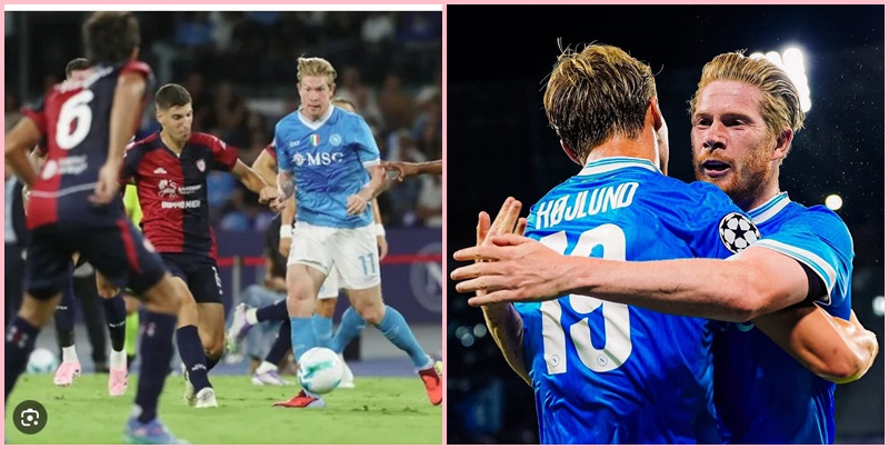 Napoli có Kevil De Buyne chẳng khác nào giống Man City